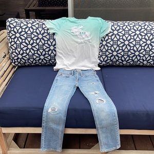 Abercrombie Boys bundle jeans 👖 and Tee Shirt